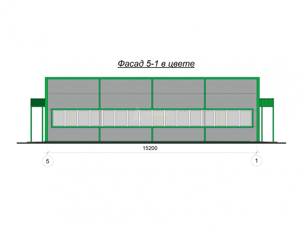 3D визуализация Офис из сэндвич-панелей - фото 6