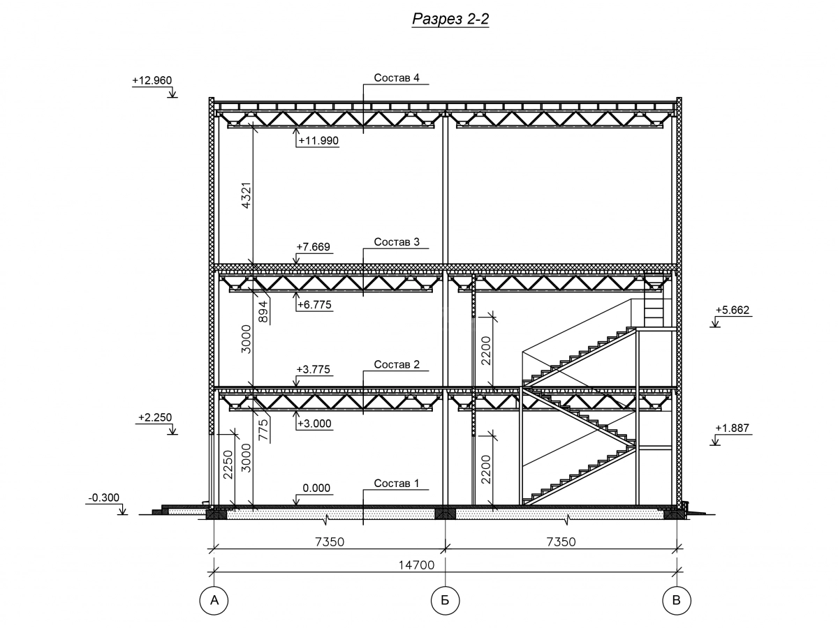 3D визуализация Школа искусств из сэндвич-панелей - фото 16