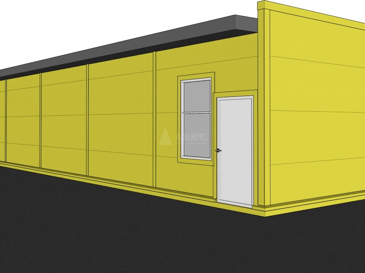 3D визуализация Проект павильона из сэндвич-панелей - фото 9