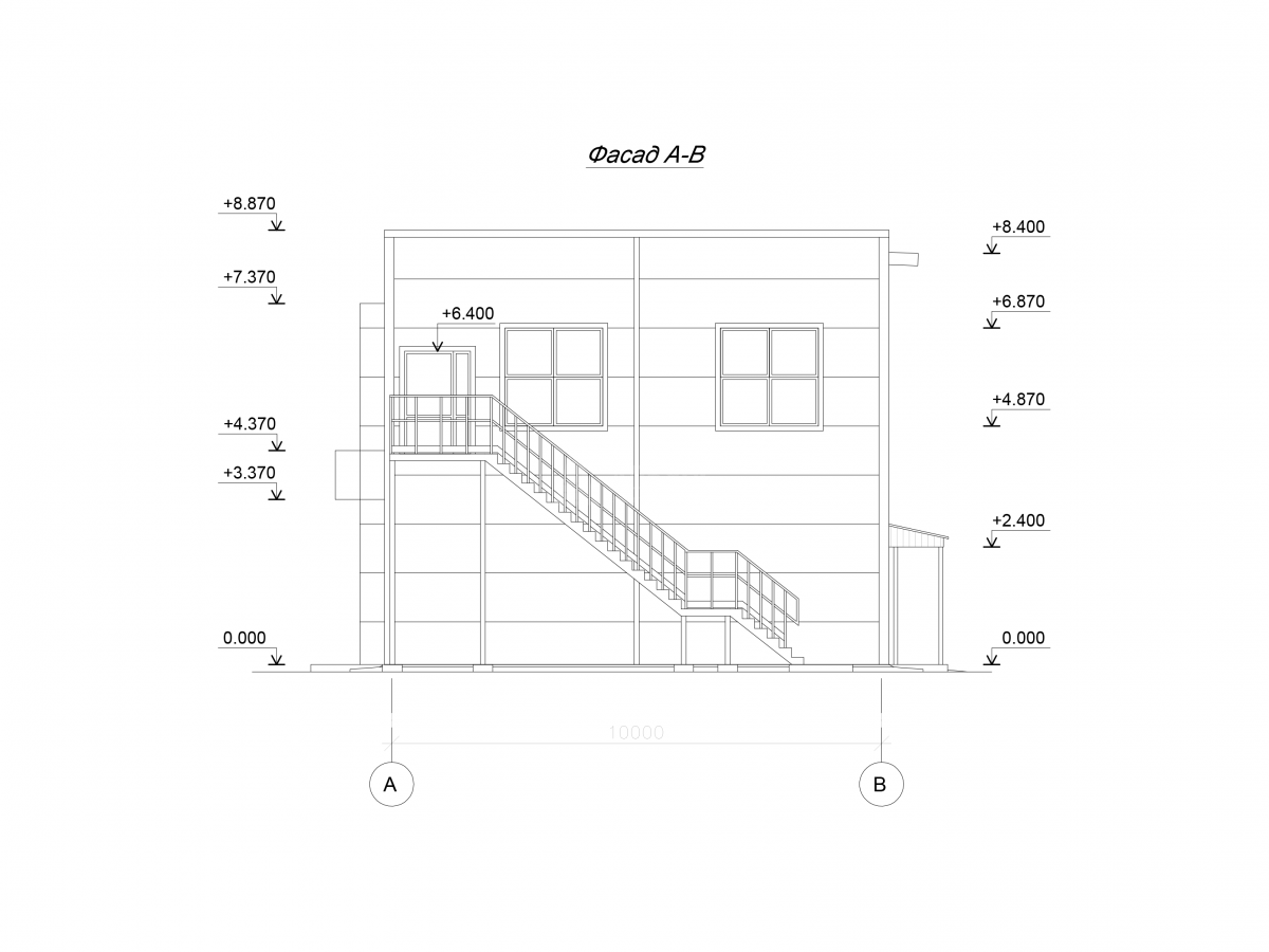 Планировка Офис из сэндвич-панелей -  фото 2